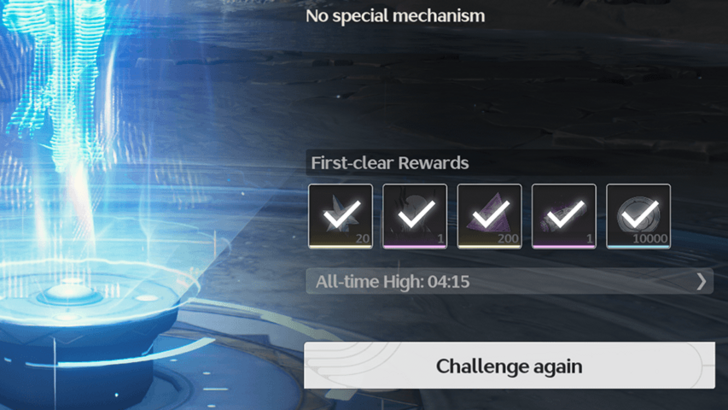 Wuthering Waves - Tactical Hologram Calamity First Clear Rewards