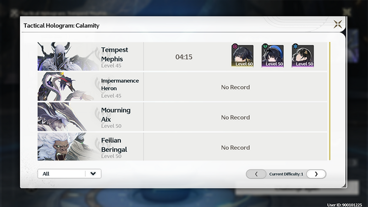 Wuthering Waves - Tactical Hologram Calamity Records