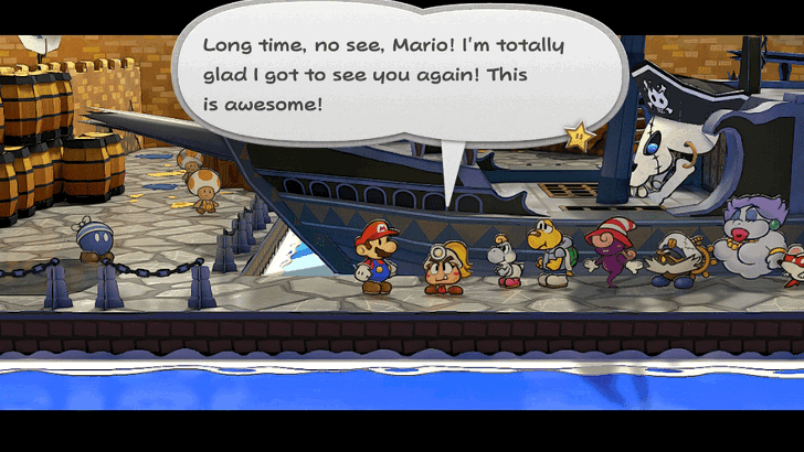 Paper Mario TTYD Switch Remake - NPC Dialogue Changes in the Post Game