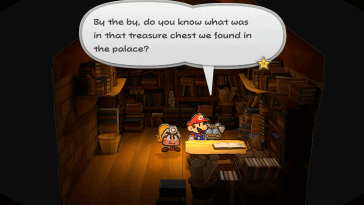 Paper Mario TTYD Switch Remake - Professor Frankly Tells You About the Box