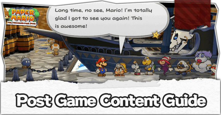 Paper Mario TTYD Switch Remake - Post Game Content Guide Banner