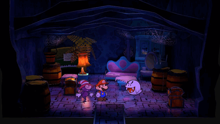 Paper Mario TTYD Switch Remake - In the Storage Room After Chapter 4