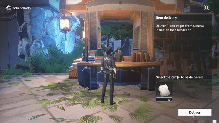 Wuthering Waves - Tales of the Past and Present Central Plains - Deliver Torn Pages to the Storyteller