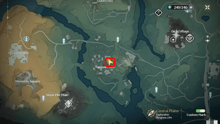 Wuthering Waves - Central Plains Torn Page Locations - In Taoyuan Vale Map Location