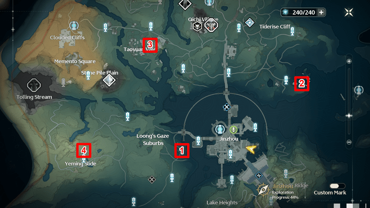 Wuthering Waves - Tales of the Past and Present Central Plains - Central Plains Torn Page Map