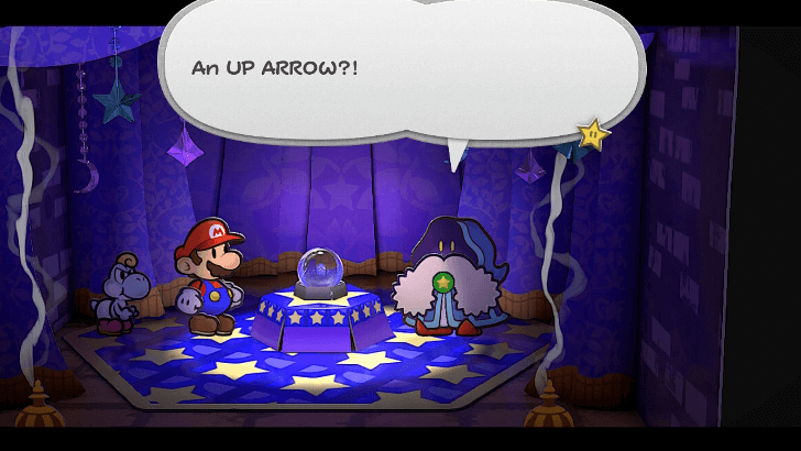 Paper Mario Thousand Year Door - Merlon Up Arrow