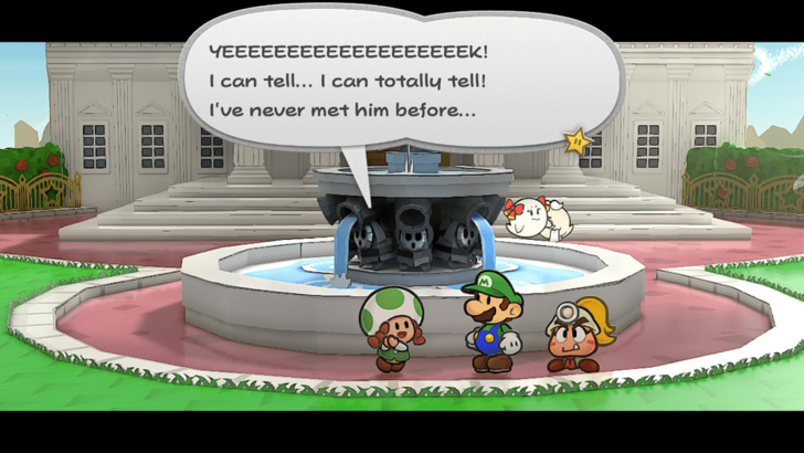 Paper Mario TTYD Switch Remake - Talk to Toadia with L Emblem Badge