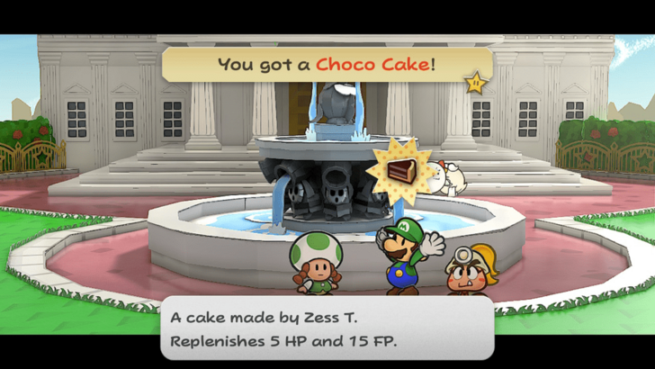 Paper Mario TTYD Switch Remake - Choco Cake I Wanna Meet Luigi Reward