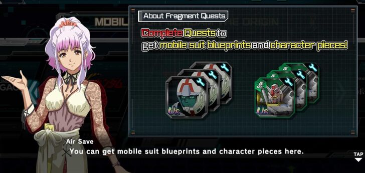 Fragment Quests - Gundam UCE