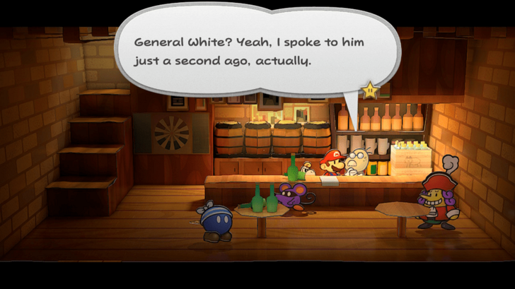 Paper Mario TTYD Switch Remake - Talk to Podley in Rogueport