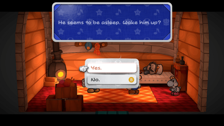 Paper Mario TTYD Switch Remake - Wake Up General White