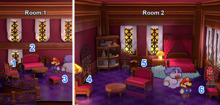 Paper Mario TTYD Switch Remake - Chairs in Flurrie