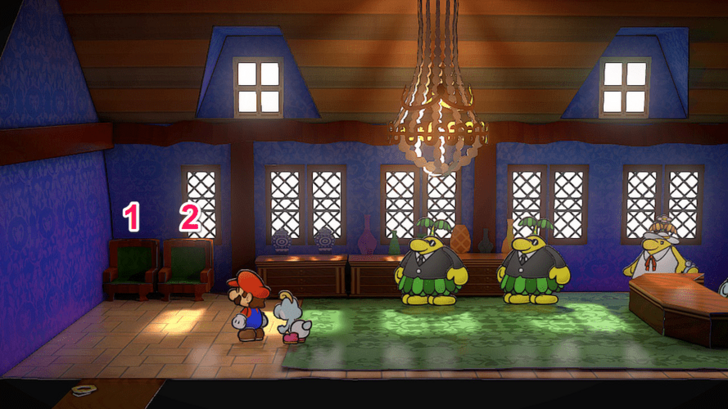 Paper Mario TTYD Switch Remake - Chairs in Don Pianta