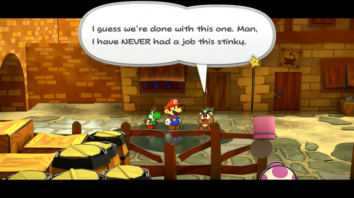 Paper Mario TTYD Switch Remake - Dispose of the Garbage Through Goomfrey