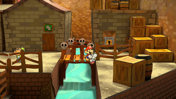 Paper Mario TTYD Switch Remake - Use Yoshi to Get to the Roof