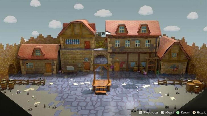 Paper Mario TTYD Switch Remake - Rogueport Art Piece 1