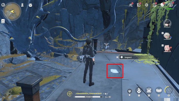 Wuthering Waves - Gorges of Spirits Torn Page Locations - In Memento Square World Location