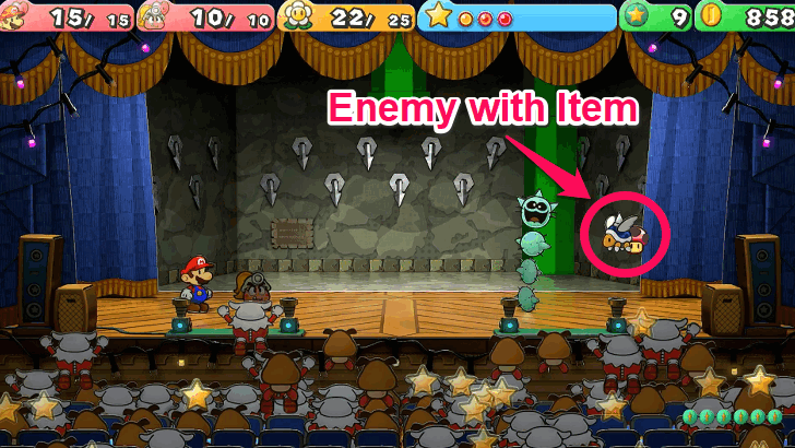 Paper Mario TTYD Switch Remake - Enemy Carrying an Item
