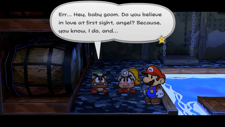Paper Mario TTYD Switch Remake - Goom Goom Chatting Up Goombella