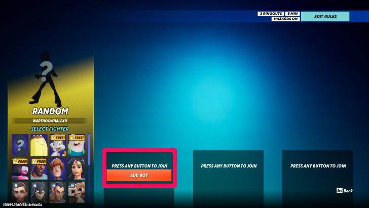 Multiversus - How to Play Local Multiplayer Press Button