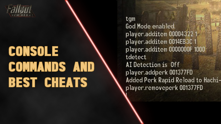 Fallout New Vegas - Console Command and Best Cheats