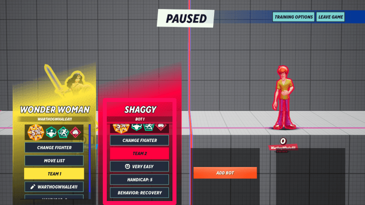 Multiversus - Offline Mode and Features Custom Game Training Settings