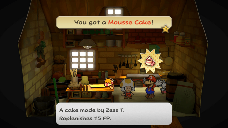Paper Mario TTYD Switch Remake - Get Mousse Cake from Zess T.