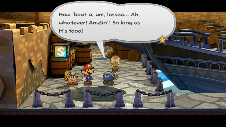 Paper Mario TTYD Switch Remake - Talk to Bomberto