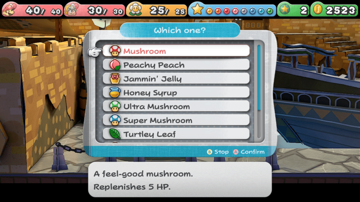 Paper Mario TTYD Switch Remake - Give Bomberto Food