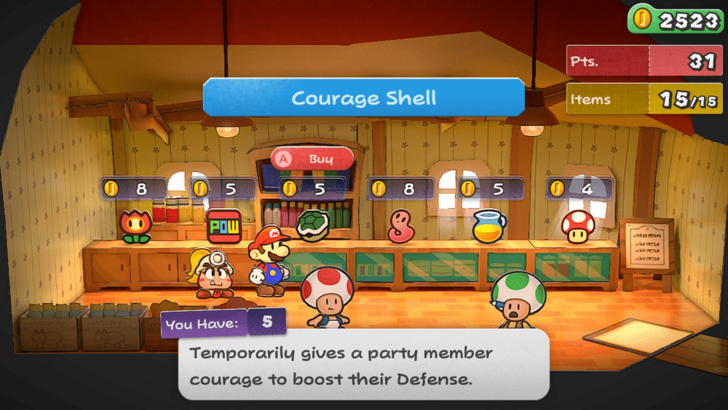 Paper Mario TTYD Switch Remake - Get 5 Courage Shells