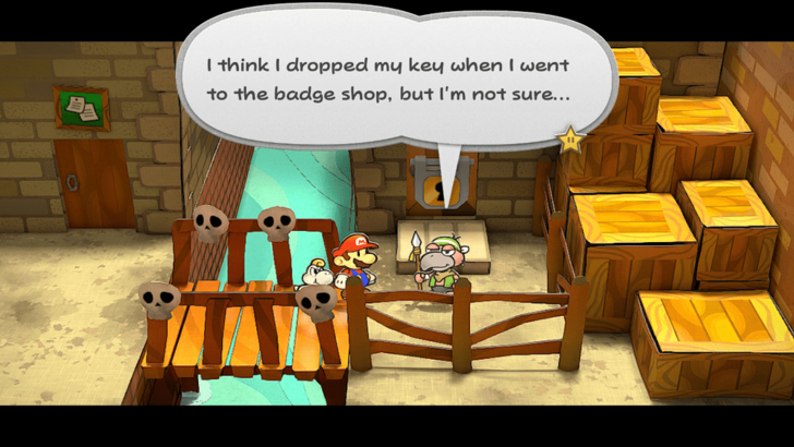 Paper Mario TTYD Switch Remake - Talk to Garf