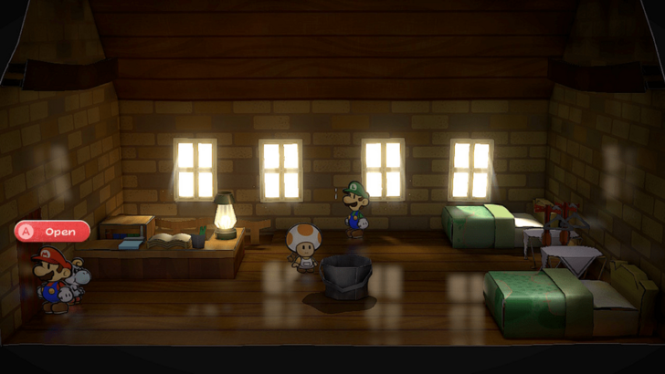 Paper Mario TTYD Switch Remake - Exit Through the Second Floor of the Inn