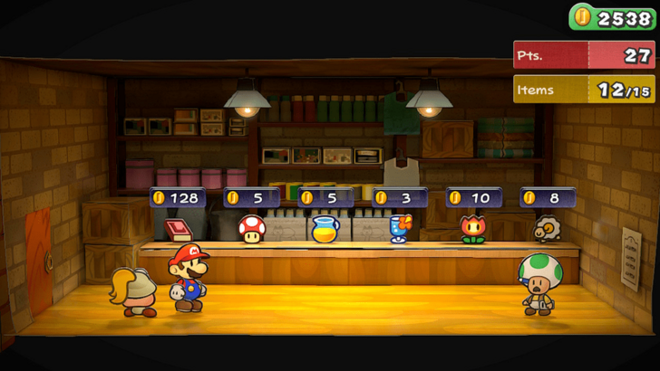 Paper Mario TTYD Switch Remake - Toad Bros. Bazaar Items