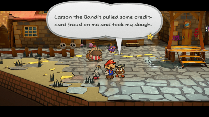 Paper Mario TTYD Switch Remake - Talk to Goomther