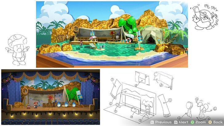 Paper Mario TTYD Switch Remake - Chapter 5 Art Piece 4