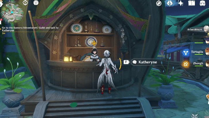 Genshin - Cold Case Commission - Talk to Katheryne