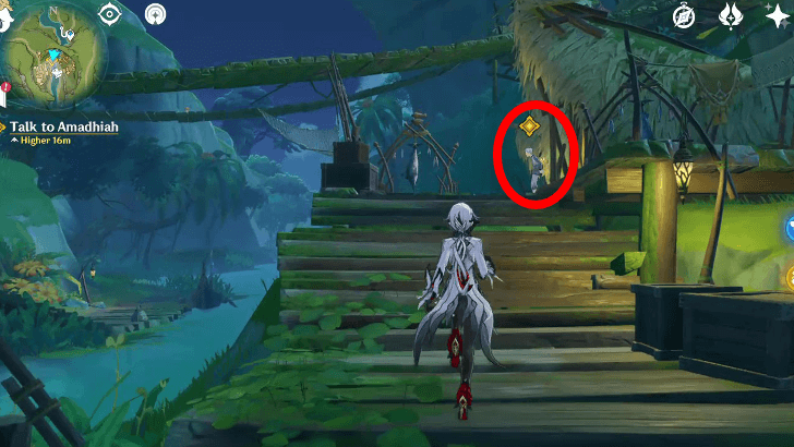 Genshin - Cold Case Commission - Talk to Amadhiah