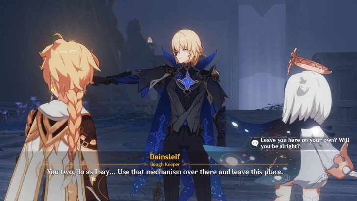 Genshin Impact Memories That Should Not Exist Walkthrough - Talk to Dainsleif