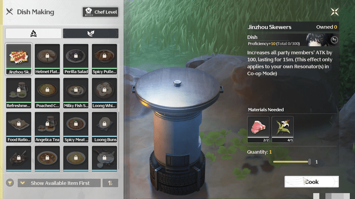 Wuthering Waves - The Past is the Future Introduction - Cook a Dish