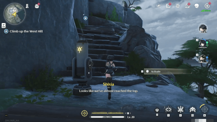 Wuthering Waves - The Past is the Future Continued - Use Grapple Shooters