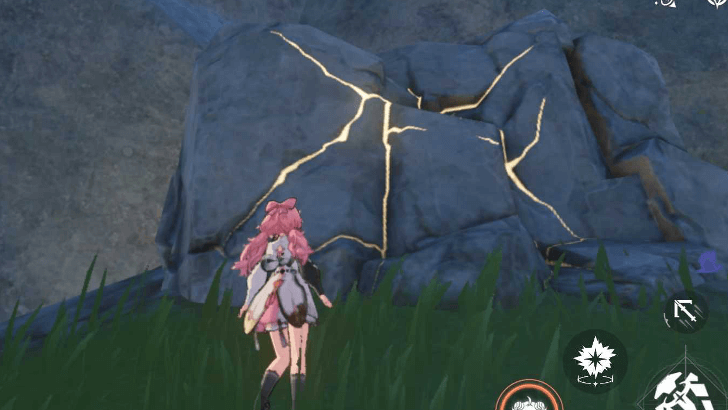 Wuthering Waves - Use a Tacetite Fulminate on a Fissured Ledge to claim the chest