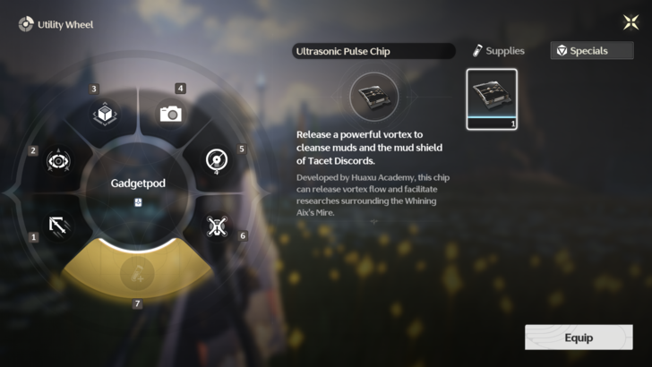 Wuthering Waves - Equipping Ultrasonic Chip in Gadgetpod