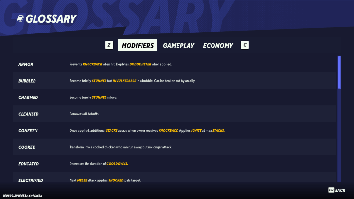 MultiVersus - Check the Glossary