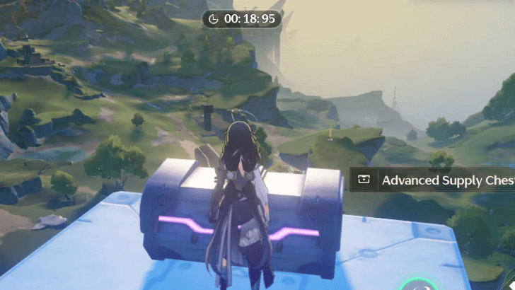 Wuthering Waves - Complete a Tactical Hologram Overdash challenge and claim the chest at the end