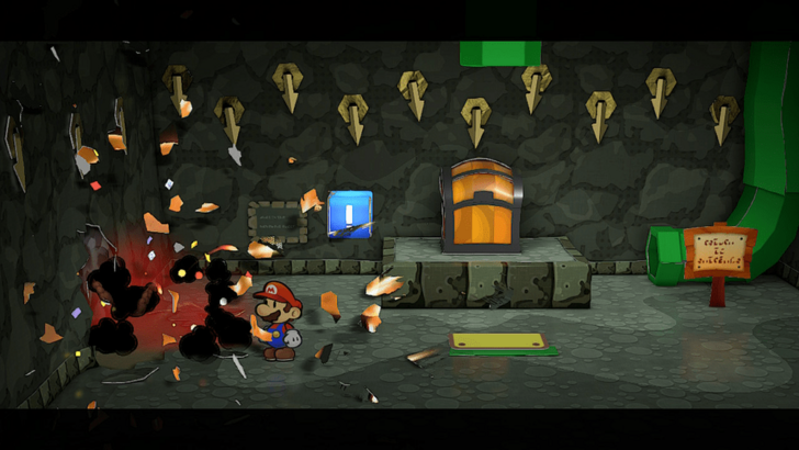 Paper Mario TTYD Switch Remake - Blow Up the Graffiti on the Wall