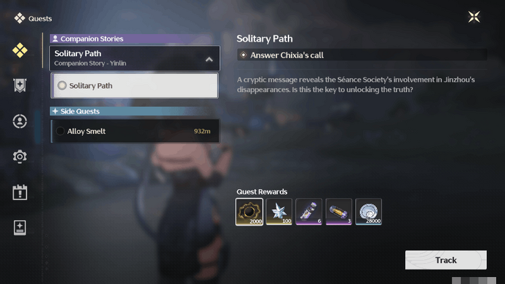 Wuthering Waves - Find the Companion Story on the Quest Log