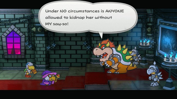 Paper Mario Thousand Year Door - Bowser Intermission 1-4