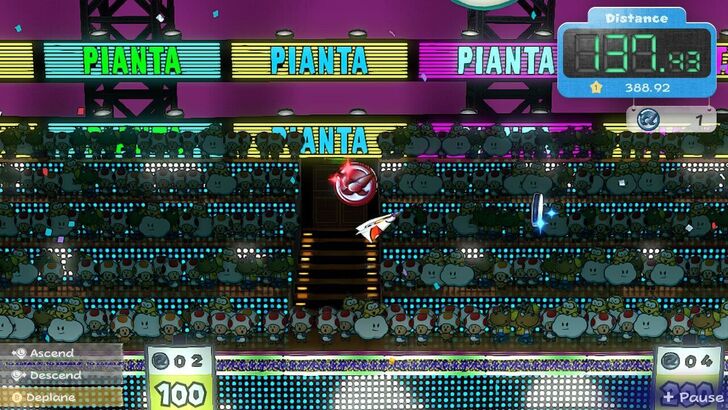 Paper Mario Thousand Year Door - Plane Game 3