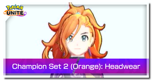 Pokemon UNITE - Champion Set 2 (Orange) Headwear Banner.png