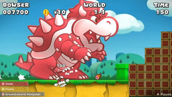 Paper Mario Thousand Year Door - Bowser Intermission 2-3